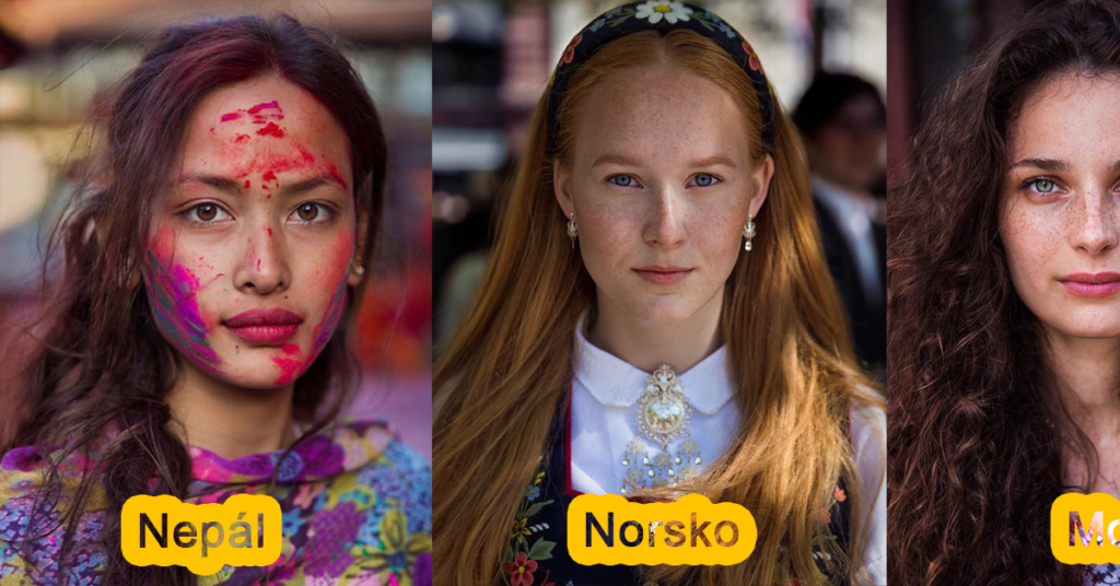 25 fotek, které ukazují, jak vypadají ženy podle států. Které jsou podle vás nejhezčí? Náhledový obrázek