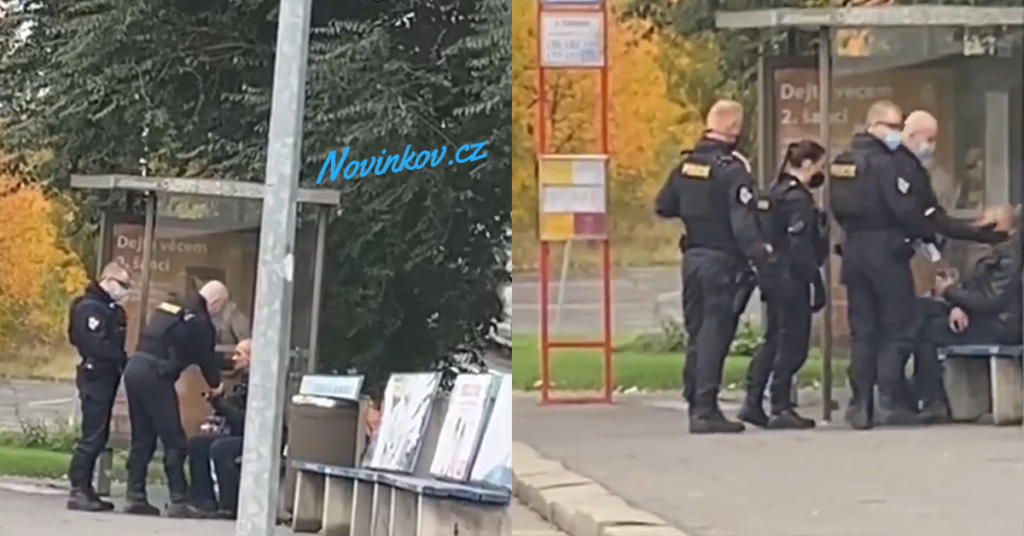 Policista bez roušky zfackoval starého pána. Toto video nyní šokuje celé Česko Náhledový obrázek