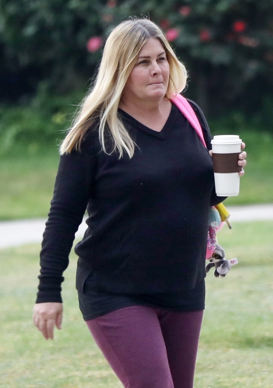 *EXCLUSIVE* Former Baywatch Star Nicole Eggert goes makeup free while