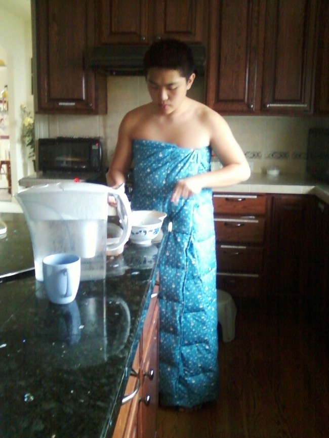 5. Když to trochu přeženete s domácí uvolněností.