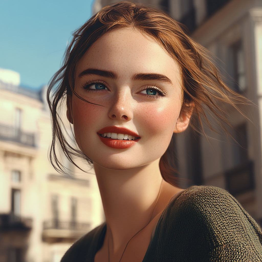 Veselá žena s úsměvem | Zdroj: Midjourney