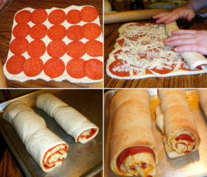 Pizzová roláda, rychlý a chutný recept