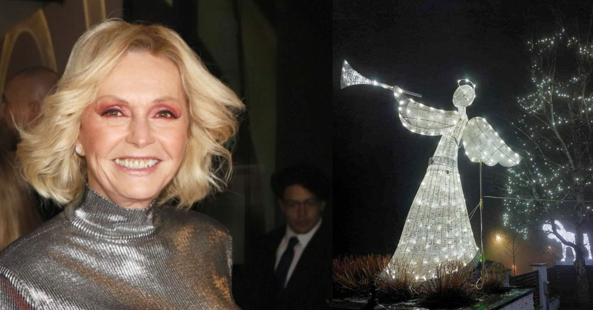 Zahrada Heleny Vondráčkové září jako vánoční říše: Obří anděl i los přitahují zástupy lidí Náhledový obrázek