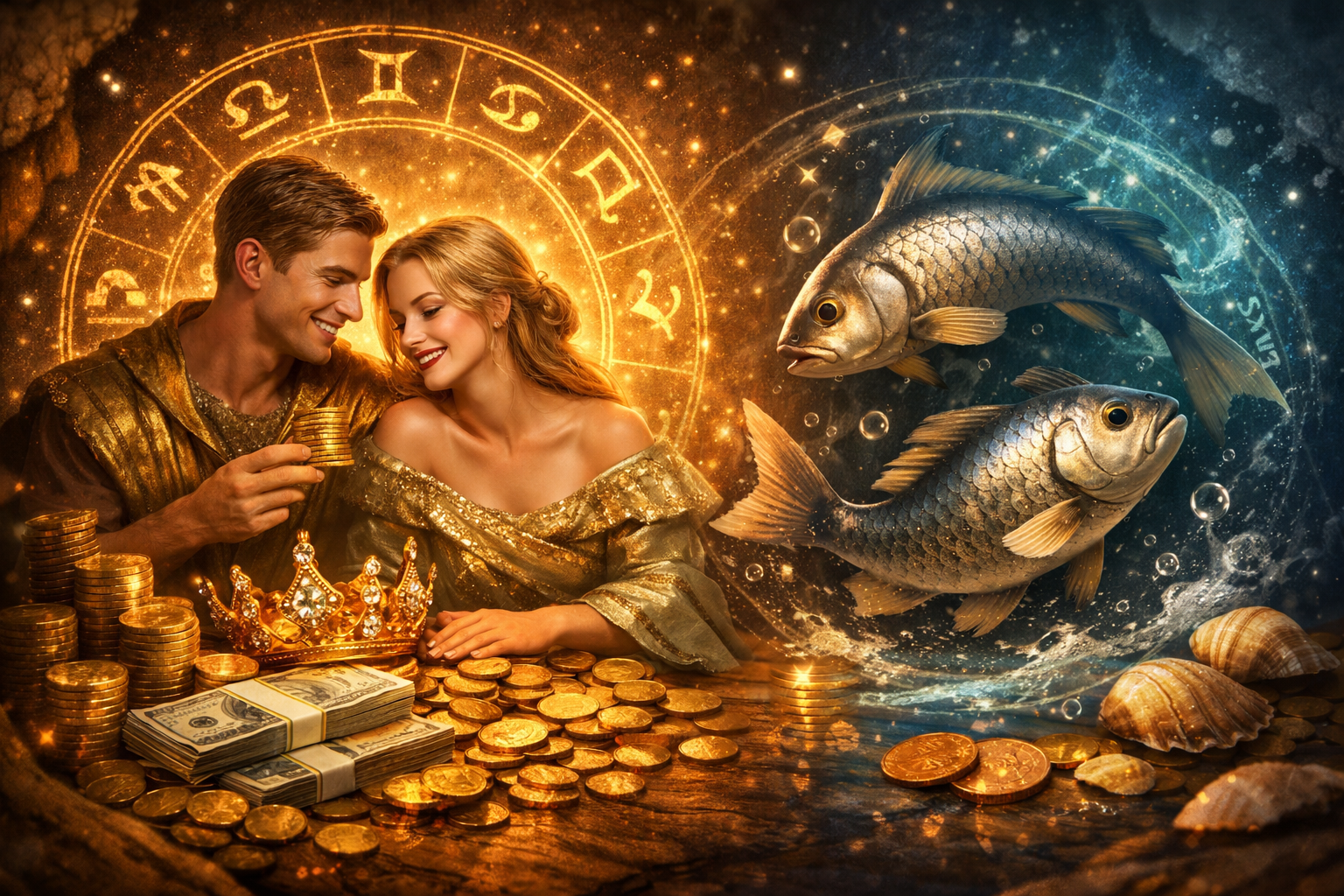 Nejbohatší znamení zvěrokruhu podle astrologů: Ryby prý neumějí vydělávat. Jak si v žebříčku stojí vaše znamení? Náhledový obrázek