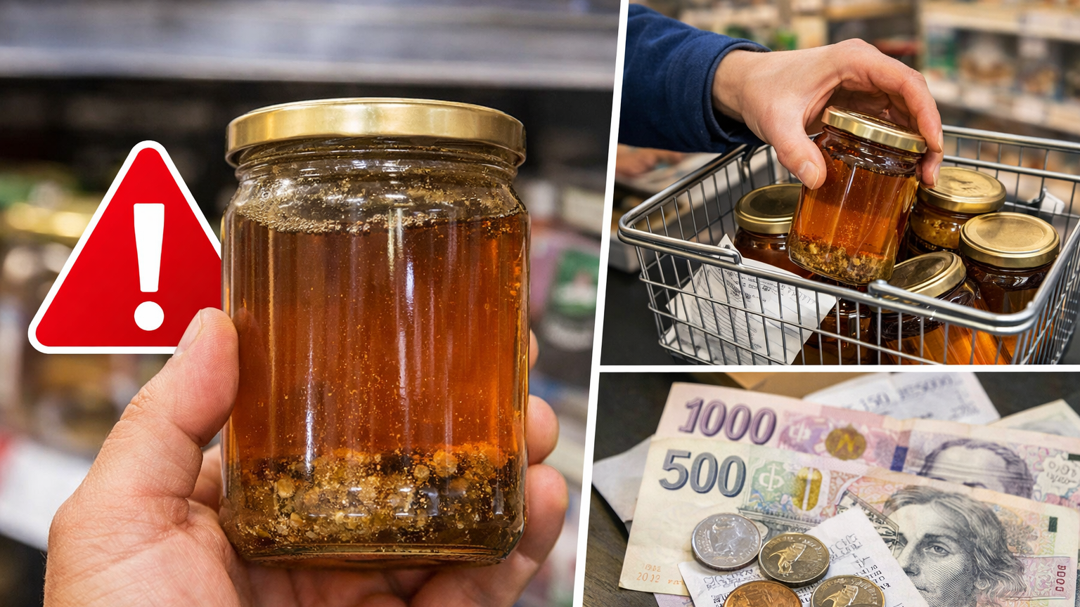 Obchodní řetězec stahuje závadný med, obsahuje látky, které tam nemají být! Jak výrobek poznat a jak dostat peníze zpět? Náhledový obrázek